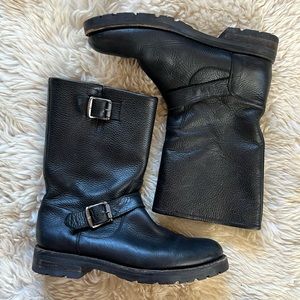 Frye Veronica Short Women’s 9 Black Boot shearling